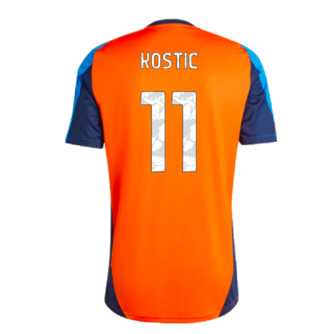 2024-2025 Juventus Training Jersey (Orange) (Kostic 11)