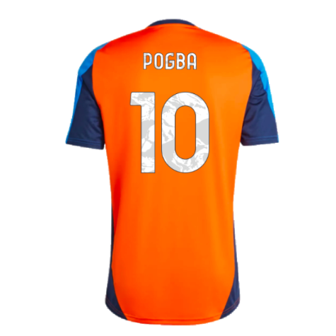 2024-2025 Juventus Training Jersey (Orange) (Pogba 10)