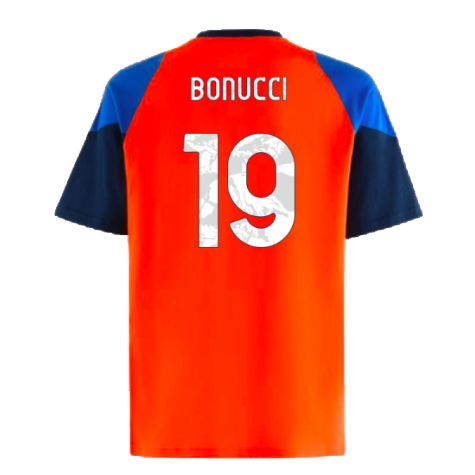 2024-2025 Juventus Training Tee (Orange) (Bonucci 19)