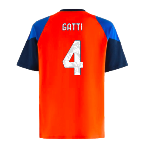 2024-2025 Juventus Training Tee (Orange) (Gatti 4)