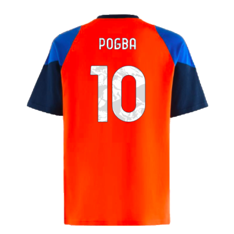 2024-2025 Juventus Training Tee (Orange) (Pogba 10)