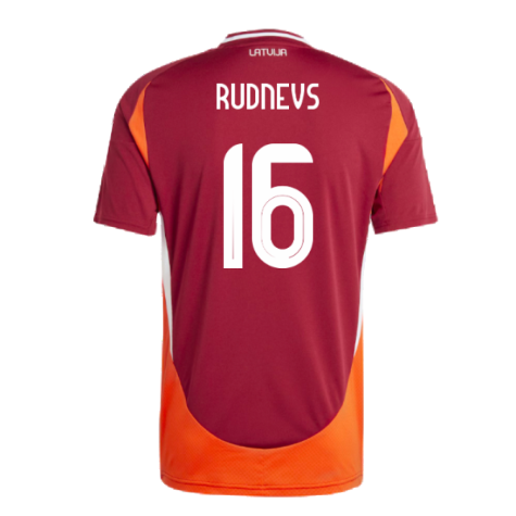 2024-2025 Latvia Home Shirt (Rudnevs 16)