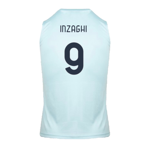 2024-2025 Lazio Graphic Sleeveless Training Shirt (Ice Blue) (Inzaghi 9)