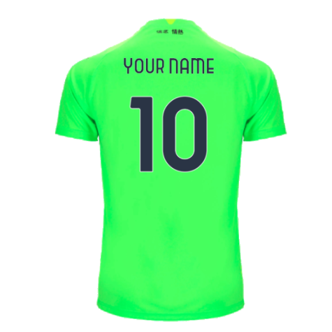 2024-2025 Lazio Home Goalkeeper Shirt (Green) (Your Name)