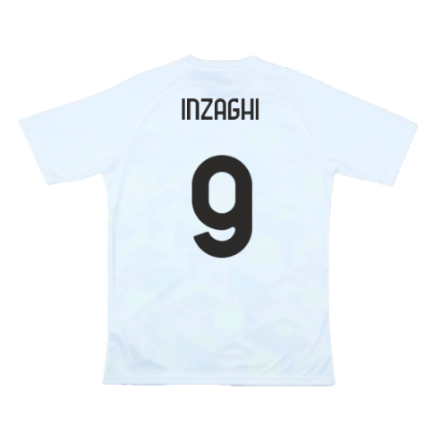 2024-2025 Lazio Pre-Match Jersey (White) (Inzaghi 9)