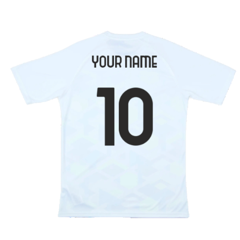 2024-2025 Lazio Pre-Match Jersey (White) (Your Name)