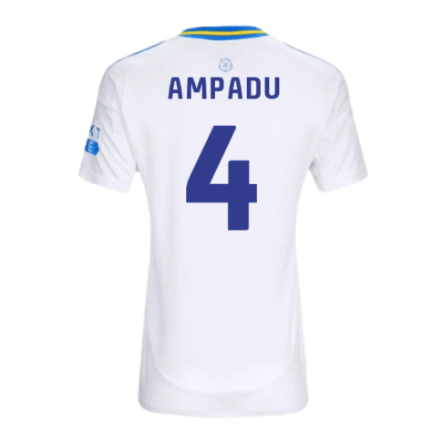 2024-2025 Leeds United Home Shirt (Womens) (Ampadu 4)