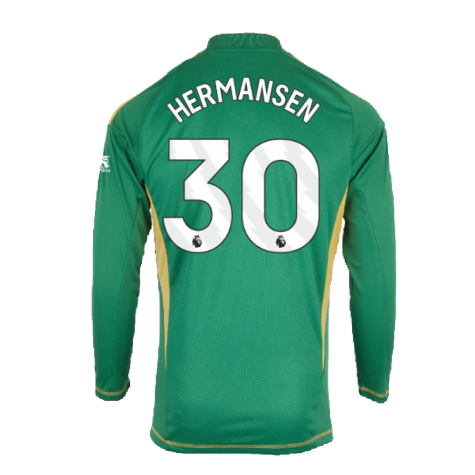 2024-2025 Leicester City Home Goalkeeper Shirt (Green) (Hermansen 30)