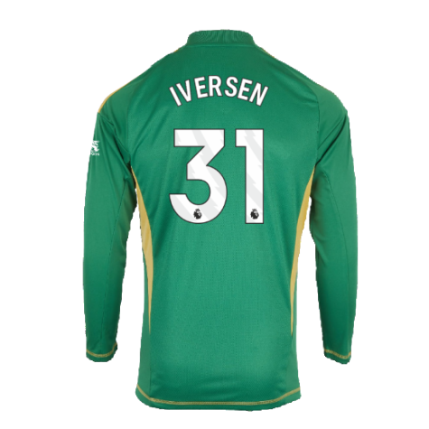 2024-2025 Leicester City Home Goalkeeper Shirt (Green) - Kids (Iversen 31)