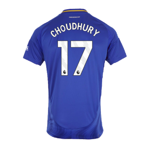 2024-2025 Leicester City Home Shirt (Choudhury 17)