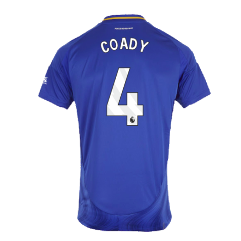 2024-2025 Leicester City Home Shirt (Coady 4)