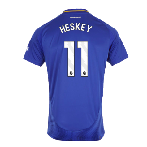 2024-2025 Leicester City Home Shirt (Heskey 11)