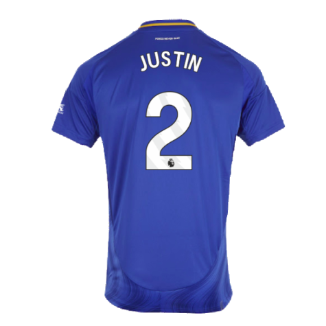 2024-2025 Leicester City Home Shirt (Justin 2)