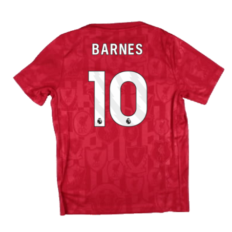 2024-2025 Liverpool Academy Pre-Match Shirt (Red) - Kids (Barnes 10)