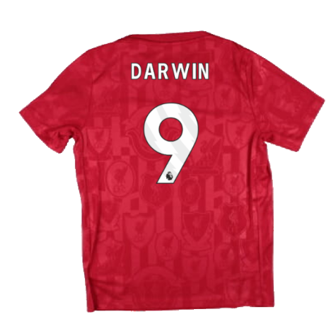 2024-2025 Liverpool Academy Pre-Match Shirt (Red) - Kids (Darwin 9)