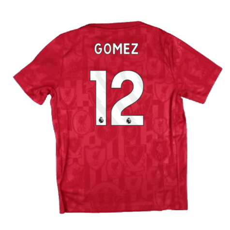 2024-2025 Liverpool Academy Pre-Match Shirt (Red) - Kids (Gomez 12)