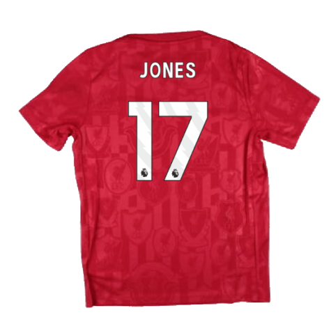 2024-2025 Liverpool Academy Pre-Match Shirt (Red) - Kids (Jones 17)