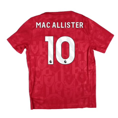 2024-2025 Liverpool Academy Pre-Match Shirt (Red) - Kids (Mac Allister 10)