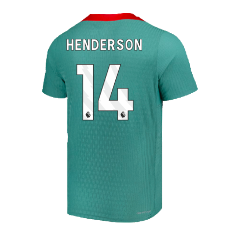 2024-2025 Liverpool Dri-Fit ADV Elite Strike S/S Shirt (Green) (Henderson 14)