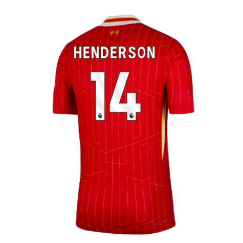 2024-2025 Liverpool Dri-Fit ADV Match Home Shirt (Henderson 14)