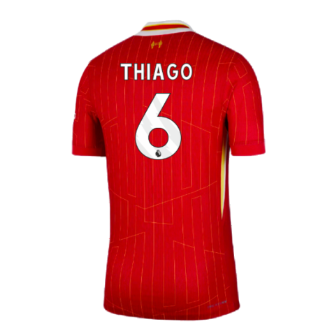 2024-2025 Liverpool Dri-Fit ADV Match Home Shirt (Thiago 6)