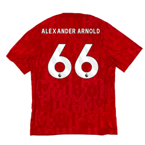 2024-2025 Liverpool Dri-Fit Pre-Match Shirt (Red) (Alexander Arnold 66)