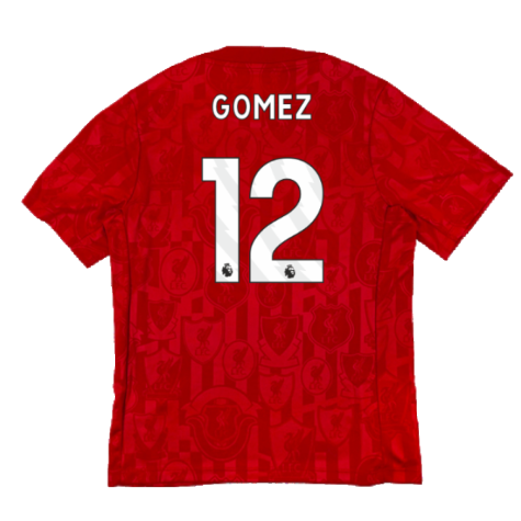 2024-2025 Liverpool Dri-Fit Pre-Match Shirt (Red) (Gomez 12)