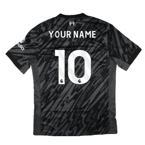 2024-2025 Liverpool Home Goalkeeper Shirt (Black) (Your Name)