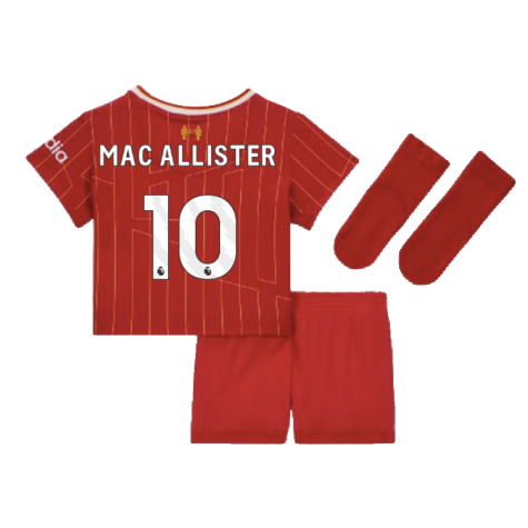2024-2025 Liverpool Home Infants Baby Kit (Mac Allister 10)
