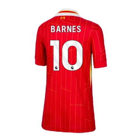 2024-2025 Liverpool Home Shirt (Kids) (Barnes 10)