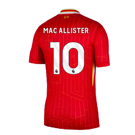 2024-2025 Liverpool Home Shirt (Mac Allister 10)