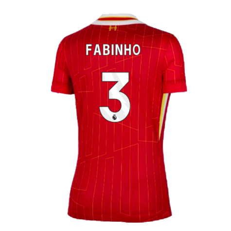 2024-2025 Liverpool Home Shirt (Womens) (Fabinho 3)