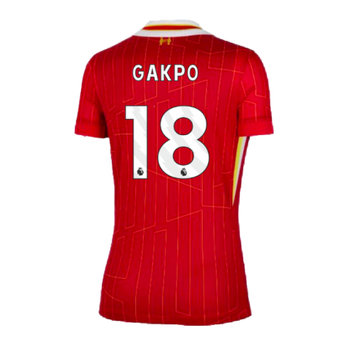 2024-2025 Liverpool Home Shirt (Womens) (Gakpo 18)