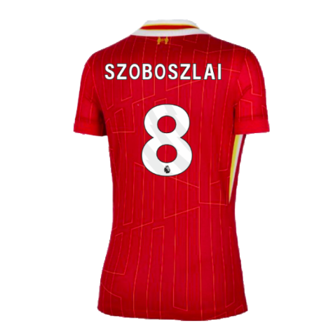 2024-2025 Liverpool Home Shirt (Womens) (Szoboszlai 8)