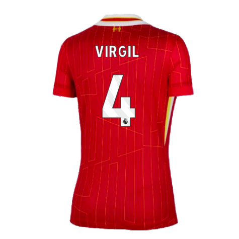 2024-2025 Liverpool Home Shirt (Womens) (Virgil 4)