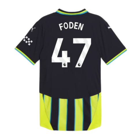 2024-2025 Man City Away Authentic Shirt (Foden 47)