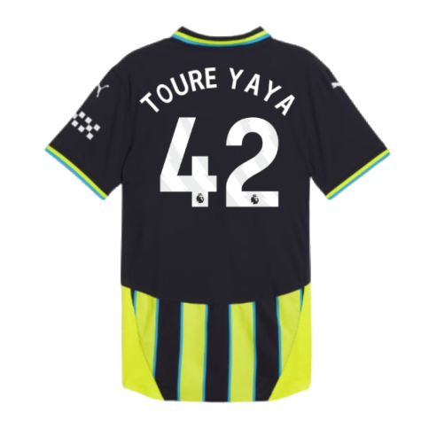 2024-2025 Man City Away Authentic Shirt (Toure Yaya 42)