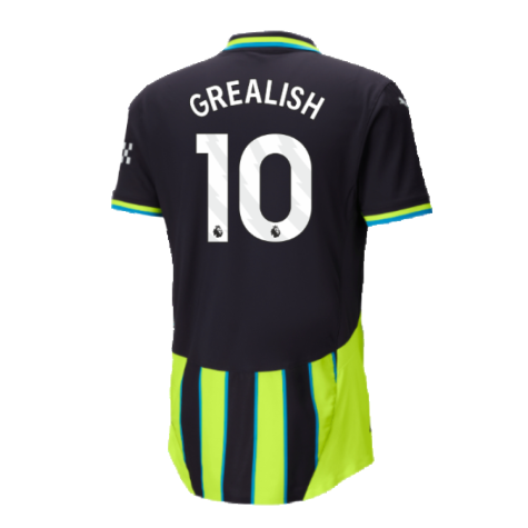 2024-2025 Man City Away Authentic Shirt w/packaging (Grealish 10)