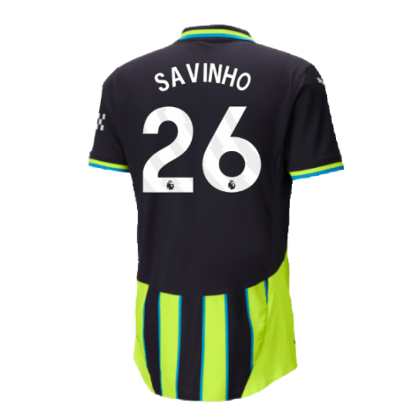 2024-2025 Man City Away Authentic Shirt w/packaging (Savinho 26)