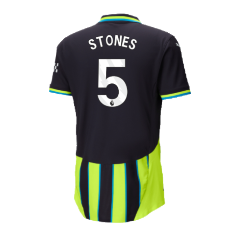 2024-2025 Man City Away Authentic Shirt w/packaging (Stones 5)