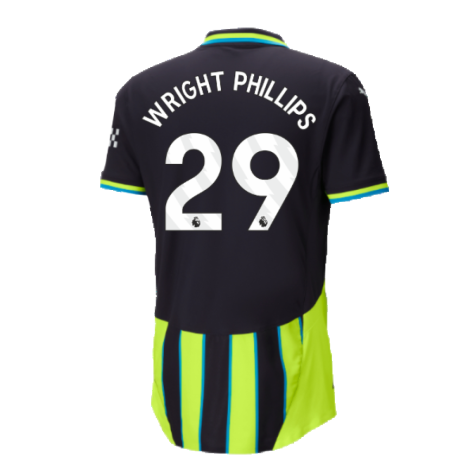 2024-2025 Man City Away Authentic Shirt w/packaging (Wright Phillips 29)