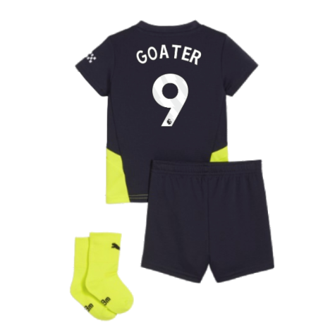 2024-2025 Man City Away Baby Kit (Goater 9)