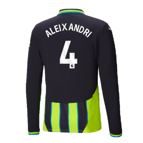 2024-2025 Man City Away Long Sleeve Shirt (Aleixandri 4)