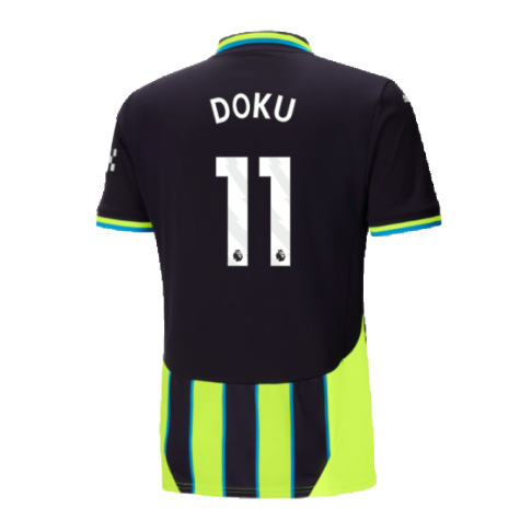 2024-2025 Man City Away Shirt (Doku 11)