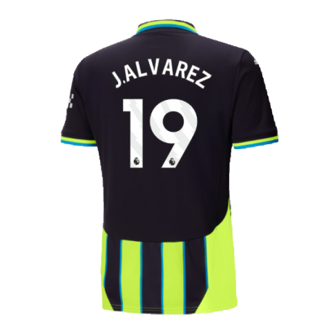 2024-2025 Man City Away Shirt (J.Alvarez 19)