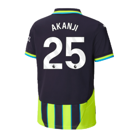 2024-2025 Man City Away Shirt (Kids) (Akanji 25)