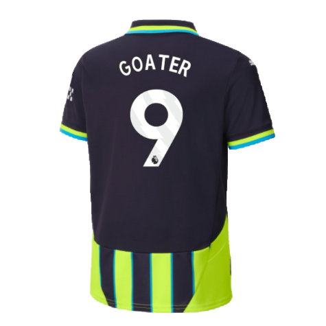 2024-2025 Man City Away Shirt (Kids) (Goater 9)