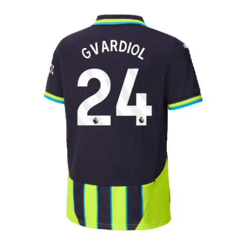 2024-2025 Man City Away Shirt (Kids) (Gvardiol 24)