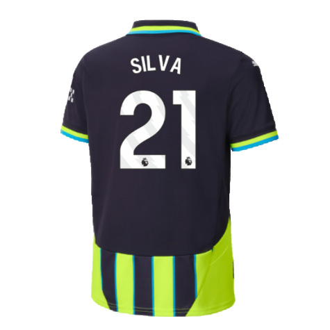 2024-2025 Man City Away Shirt (Kids) (Silva 21)