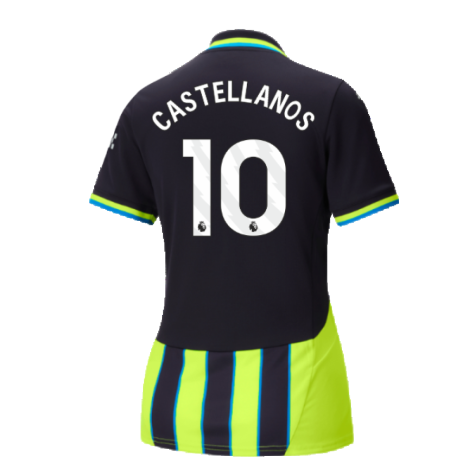 2024-2025 Man City Away Shirt (Womens) (Castellanos 10)